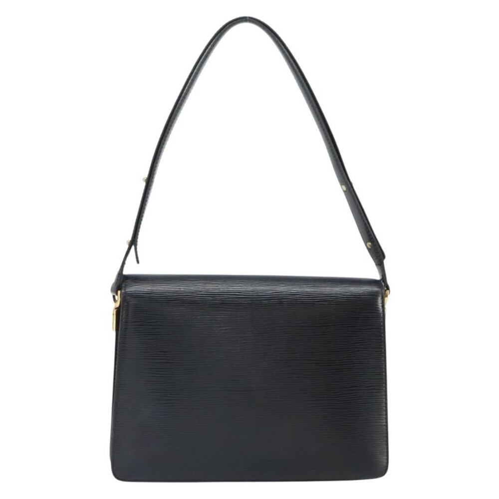 Authentic LOUIS VUITTON Epi Osh Shoulder Bag Black Blue M52445 LV - Picture 9 of 16